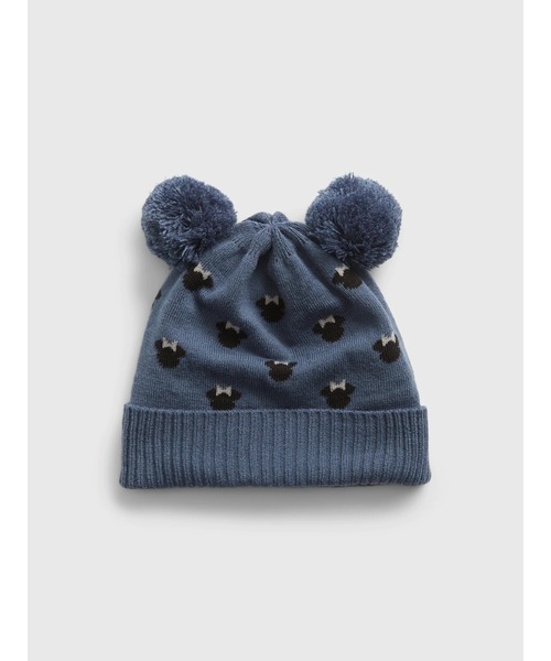 GAP（ギャップ）の「Babygap ディズニー ミニーマウス ポンポンビーニー（ニットキャップ/ビーニー・キッズ・ネイビー・M/L/S/M）」の2枚目の写真