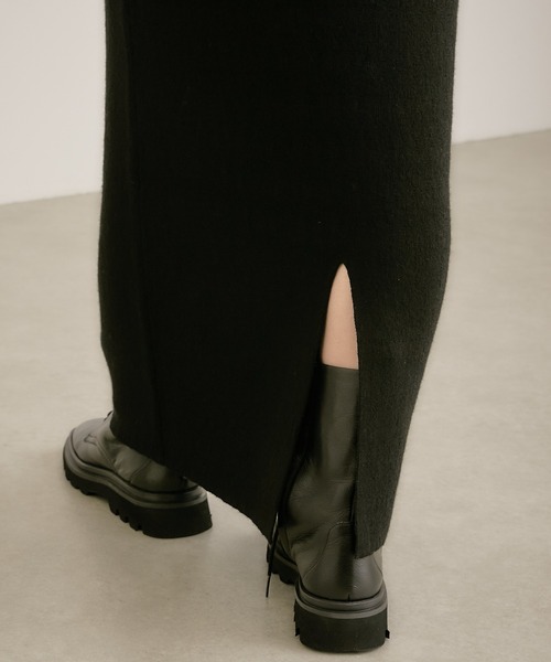 COLLAGE GALLARDAGALANTE（コラージュガリャルダガランテ）の「【OT】ハイウエストニットスカート（スカート・レディース・ブラック/ブラウン・FREE）」の14枚目の写真