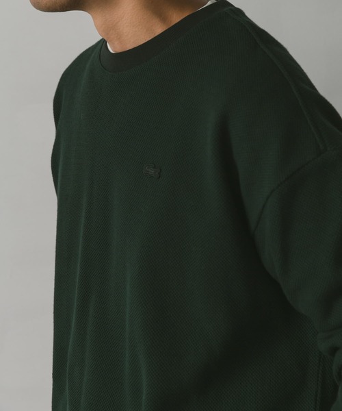LACOSTE（ラコステ）の「『別注』LACOSTE for DOORS　thick moss stitch L/S（Tシャツ/カットソー・メンズ・グリーン/アイボリー/ネイビー・4/5/3）」の15枚目の写真