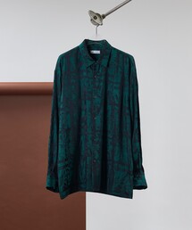 tk.TAKEO KIKUCHI | ブライトリーフジャカードシャツ(シャツ/ブラウス)