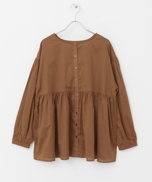アーバンリサーチ ドアーズ＊コットンツイル2WAYギャザーブラウス 茶 楽天市場】コットンツイル2WAYギャザーブラウス URBAN RESEARCH