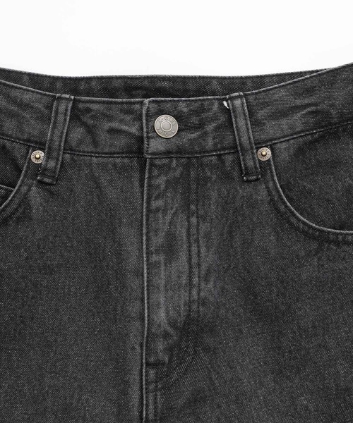 X-girl（エックスガール）の「LOOSE FIT DENIM FLARE PANTS（デニムパンツ・レディース・マルチ/ブラック・S/XS/M）」の14枚目の写真