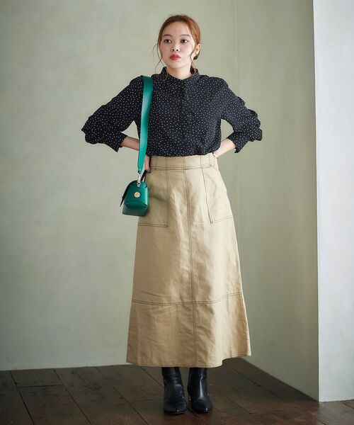 le.coeur blanc（ルクールブラン）の「VISE VERSA ショルダーバッグ（ショルダーバッグ・レディース・ブラック/グリーン・FREE）」の12枚目の写真