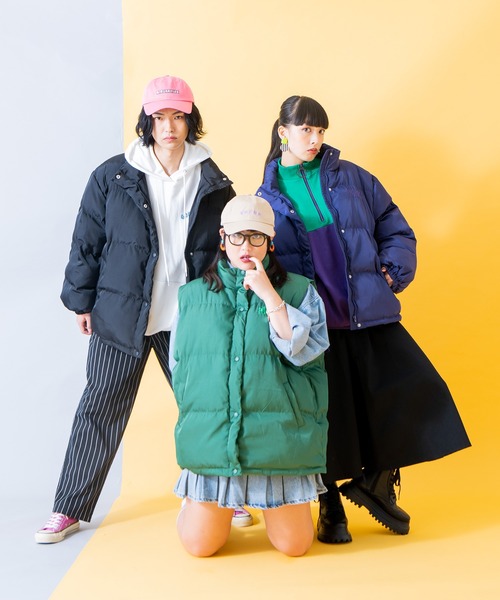 PUNYUS（プニュズ）の「エコダウンジャケット（ダウンジャケット/コート・レディース・パープル/グリーン/ブラック・1/2/3/4）」の14枚目の写真