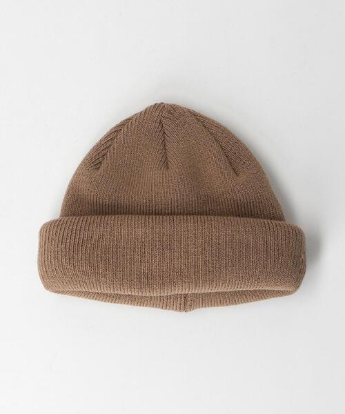 green label relaxing（グリーンレーベルリラクシング）の「GLR ロー ニットキャップ（ニットキャップ/ビーニー・メンズ・ダークグリーン/ブラック/ベージュ/ネイビー/レッド/オレンジ・FREE）」の3枚目の写真