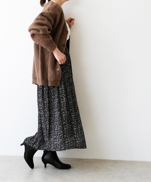 flune(フリューン)の「freely(フリーリー) 幅広 4E アーモンドトゥ切り替えブーティ(ブーツ・レディース・ブラック/ダークブラウン/アイボリー/グレイッシュベージュ・LL/3L/S/M/L/XS)」の21枚目の写真
