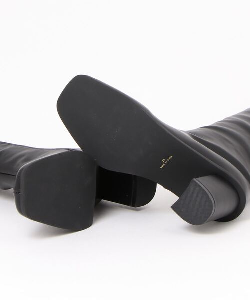 EDIT COLOGNE（エディットコロン）の「【美人百花11月号タイアップ 休井美郷さん着用商品】ロングブーツ（パンプス・レディース・ベージュ/ブラック・23.0cm/23.5cm/24.0cm）」の3枚目の写真