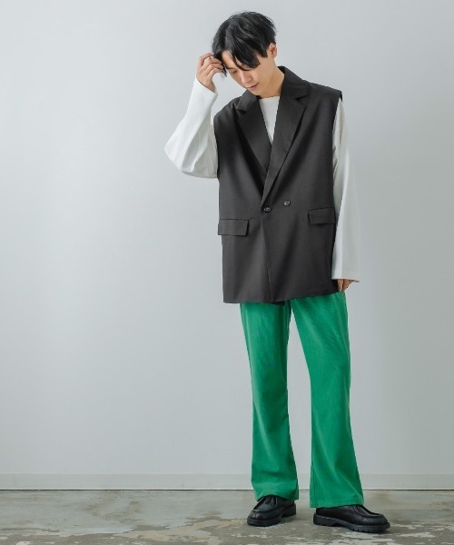 improves（インプローブス）の「【improves】ノッチドラペル ジレベスト（ベスト・メンズ・ブラック/チャコール・MEDIUM/LARGE）」の16枚目の写真