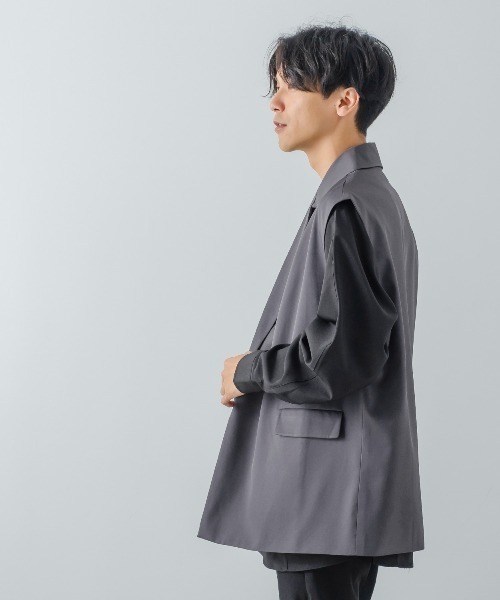improves（インプローブス）の「【improves】ノッチドラペル ジレベスト（ベスト・メンズ・ブラック/チャコール・MEDIUM/LARGE）」の18枚目の写真