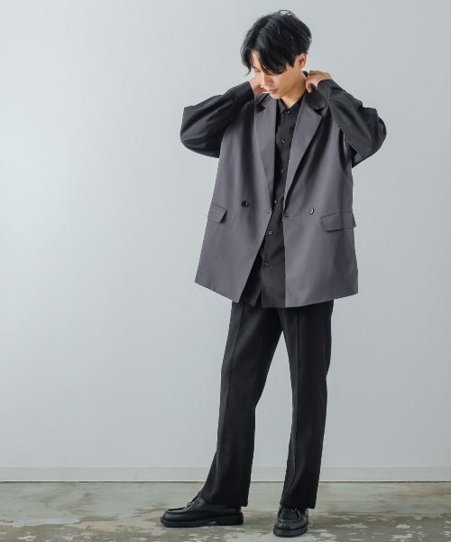 improves（インプローブス）の「【improves】ノッチドラペル ジレベスト（ベスト・メンズ・ブラック/チャコール・MEDIUM/LARGE）」の5枚目の写真