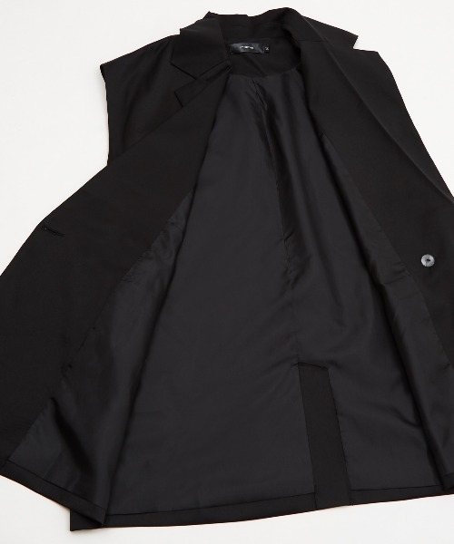 improves（インプローブス）の「【improves】ノッチドラペル ジレベスト（ベスト・メンズ・ブラック/チャコール・MEDIUM/LARGE）」の8枚目の写真