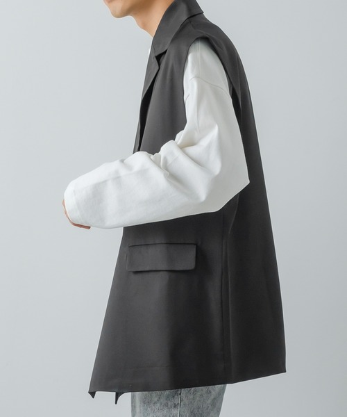 improves（インプローブス）の「【improves】ノッチドラペル ジレベスト（ベスト・メンズ・ブラック/チャコール・MEDIUM/LARGE）」の19枚目の写真