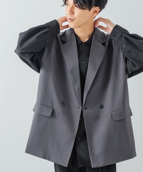 improves（インプローブス）の「【improves】ノッチドラペル ジレベスト（ベスト・メンズ・ブラック/チャコール・MEDIUM/LARGE）」の8枚目の写真