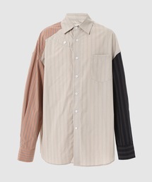 COTTON POPLIN LAYERED SHIRT