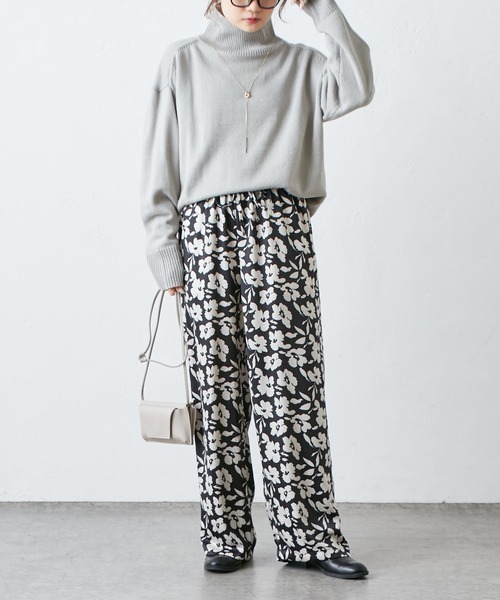 PUAL CE CIN（ピュアルセシン）の「アソートストレート柄パンツ（その他パンツ・レディース・ベージュ/ネイビー/ブラック・FREE）」の14枚目の写真