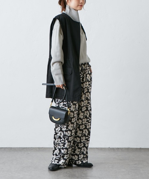 PUAL CE CIN（ピュアルセシン）の「アソートストレート柄パンツ（その他パンツ・レディース・ベージュ/ネイビー/ブラック・FREE）」の11枚目の写真