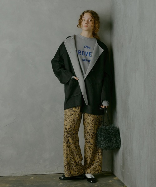 PUAL CE CIN（ピュアルセシン）の「アソートストレート柄パンツ（その他パンツ・レディース・ベージュ/ネイビー/ブラック・FREE）」の22枚目の写真