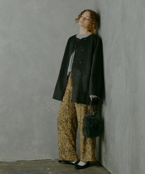 PUAL CE CIN（ピュアルセシン）の「アソートストレート柄パンツ（その他パンツ・レディース・ベージュ/ネイビー/ブラック・FREE）」の12枚目の写真