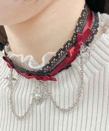 ランダムパーツ付きチェーンチョーカー