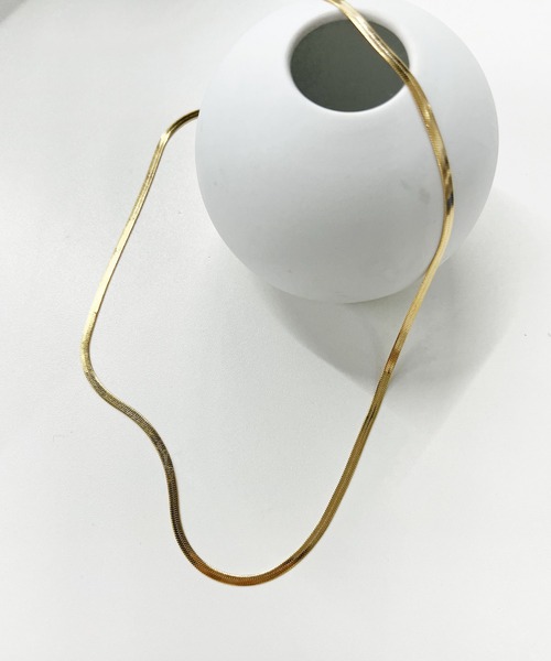 セール】【金属アレルギー対応】 スネークチェーン ネックレス