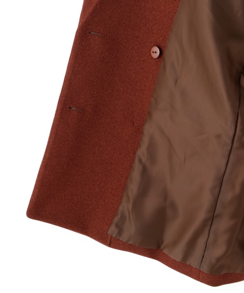 N.（N. Natural Beauty Basic）（エヌエヌナチュラルビューティーベーシック）の「【S Size Line】◆ダブルブレストカルゼストレッチジャケット（テーラードジャケット・レディース・ネイビー/ブラウン・SMALL/MEDIUM）」の12枚目の写真