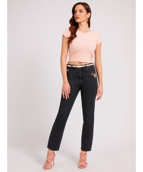 Guess（ゲス）の「Girly Jeans（デニムパンツ・レディース・ブラック・24inch/25inch/26inch/27inch）」の4枚目の写真