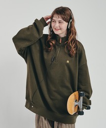 MUHET | 裏毛ハーフジップスウェット(スウェット)