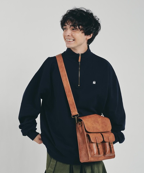 MUHET（ミュエータ）の「裏毛ハーフジップスウェット（スウェット