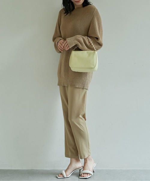 GALLARDAGALANTE（ガリャルダガランテ）の「【2.718】チェーンハンドルバッグ（ハンドバッグ・レディース・グレイッシュベージュ/ライトイエロー・FREE）」の7枚目の写真