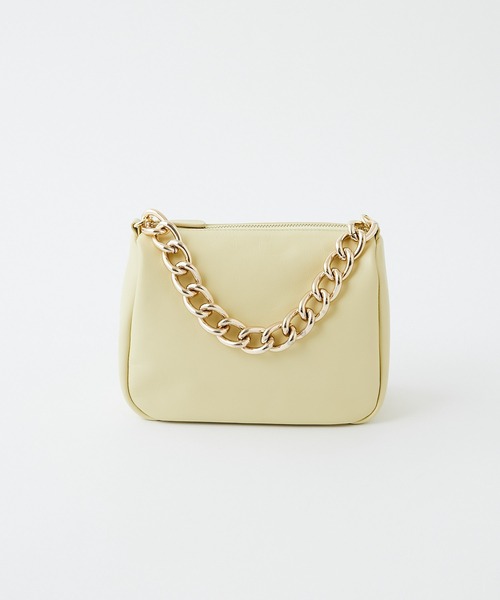 GALLARDAGALANTE（ガリャルダガランテ）の「【2.718】チェーンハンドルバッグ（ハンドバッグ・レディース・グレイッシュベージュ/ライトイエロー・FREE）」の8枚目の写真