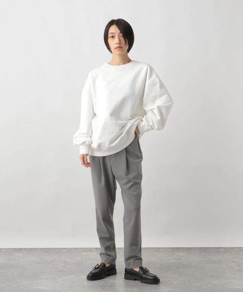 STERNBERG（スタンバーグ）の「STERNBERG/裏毛クループルオーバー/123287（スウェット・メンズ・ホワイト/ブラック・MEDIUM/LARGE）」の3枚目の写真