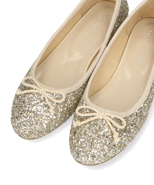 【美品】UAグリッターバレエシューズ 37 セール】グリッターバレエシューズ 31125（バレエシューズ