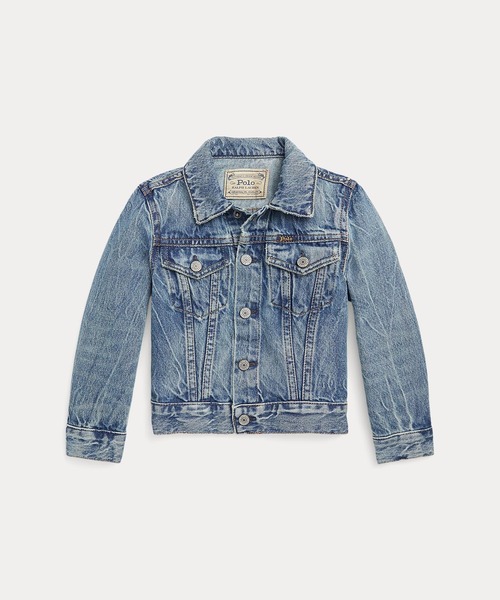 POLO RALPH LAUREN CHILDRENSWEAR(ポロ ラルフ ローレン チルドレンズウェア)の「デニム トラッカー ジャケット(デニムジャケット・キッズ・ネイビー系1・4/6/7/3/2)」の5枚目の写真