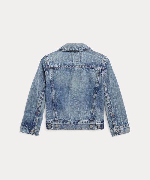 POLO RALPH LAUREN CHILDRENSWEAR(ポロ ラルフ ローレン チルドレンズウェア)の「デニム トラッカー ジャケット(デニムジャケット・キッズ・ネイビー系1・4/6/7/3/2)」の6枚目の写真