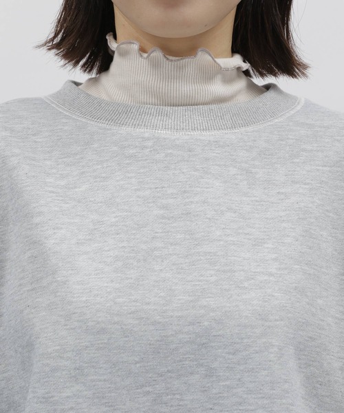 LAKOLE（ラコレ）の「配色ステッチ裏起毛プルオーバー / 180664（スウェット・レディース・ブラック/グレー/オフホワイト・SMALL/MEDIUM）」の19枚目の写真