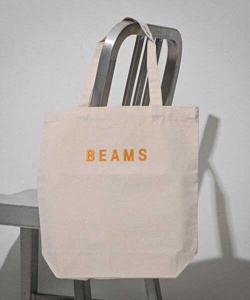 BEAMS(ビームス)の「BEAMS / BEAMS TOTE 23SS(トートバッグ・メンズ・ネイビー/オレンジ/グリーン・ONE SIZE)」の4枚目の写真