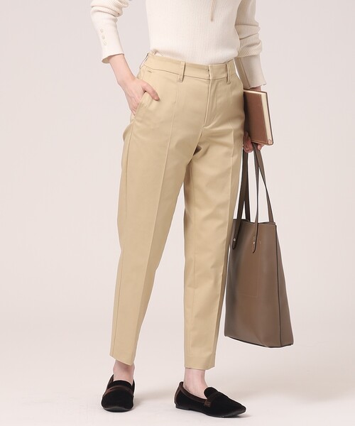 SHOO・LA・RUE（シューラルー）の「◆【SS-3L/美脚シルエット】通勤にもマッチ スティックパンツ（その他パンツ・レディース・イエロー/ベージュ/ライトグレー/ブラック/ブルー・05/10/01/03/02/04）」の4枚目の写真