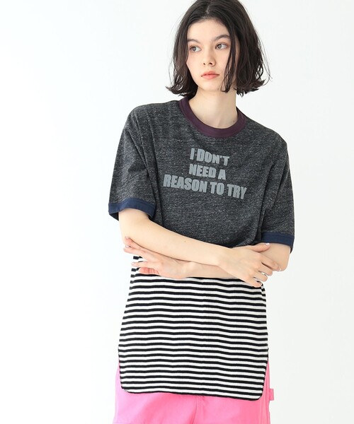 BEAMSBOYタイガー イレギュラー プリント Tシャツ¥16,280 BEAMS