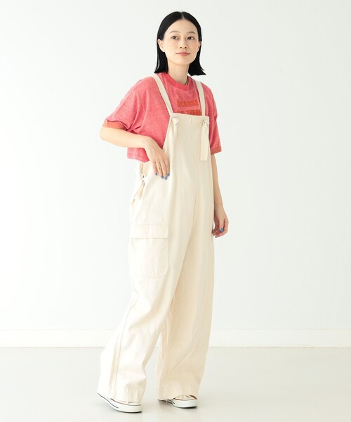 BEAMS BOY（ビームスボーイ）の「BEAMS BOY / プリント リンガー Tシャツ（Tシャツ/カットソー・レディース・チャコールグレー/レッド/グリーン・FREE）」の18枚目の写真