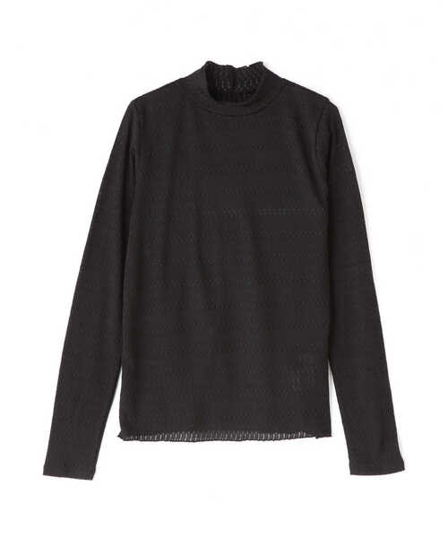N.（N. Natural Beauty Basic）（エヌエヌナチュラルビューティーベーシック）の「◆ボトルネックシアーインナーカットソー（Tシャツ/カットソー・レディース・オフホワイト/グリーン/ブラック・MEDIUM）」の16枚目の写真