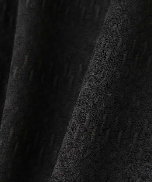 N.（N. Natural Beauty Basic）（エヌエヌナチュラルビューティーベーシック）の「◆ボトルネックシアーインナーカットソー（Tシャツ/カットソー・レディース・オフホワイト/グリーン/ブラック・MEDIUM）」の19枚目の写真