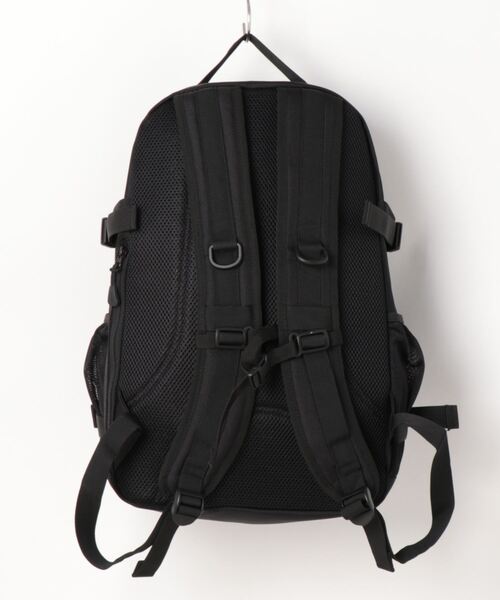 X-girl（エックスガール）の「【X-girl /エックスガール】 OVAL LOGO BACKPACK（バックパック/リュック・レディース・ブラック/グレー・FREE）」の3枚目の写真