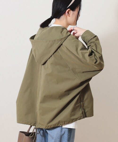 BEAMS HEART（ビームスハート）の「ポンチョ風 ブルゾン（ブルゾン・レディース・ネイビー/アイボリー/オリーブ・FREE）」の10枚目の写真