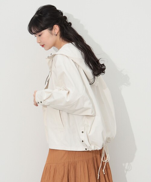 BEAMS HEART（ビームスハート）の「ポンチョ風 ブルゾン（ブルゾン・レディース・ネイビー/アイボリー/オリーブ・FREE）」の14枚目の写真