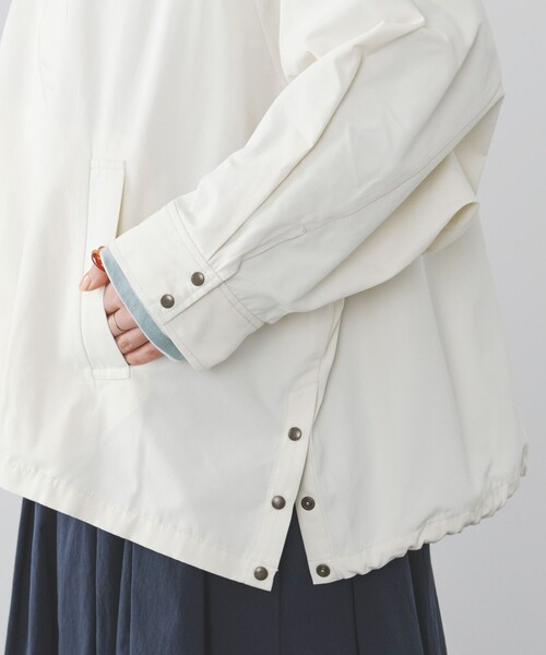 BEAMS HEART（ビームスハート）の「ポンチョ風 ブルゾン（ブルゾン・レディース・ネイビー/アイボリー/オリーブ・FREE）」の16枚目の写真