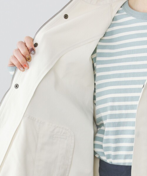 BEAMS HEART（ビームスハート）の「ポンチョ風 ブルゾン（ブルゾン・レディース・ネイビー/アイボリー/オリーブ・FREE）」の17枚目の写真