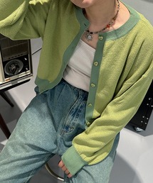 ハートボタンカーディガン