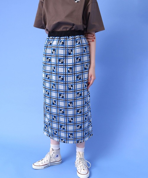 didizizi（ディディジジ）の「コロコロパンダJQ　SK（スカート・レディース・ブルー/イエロー・FREE）」の2枚目の写真
