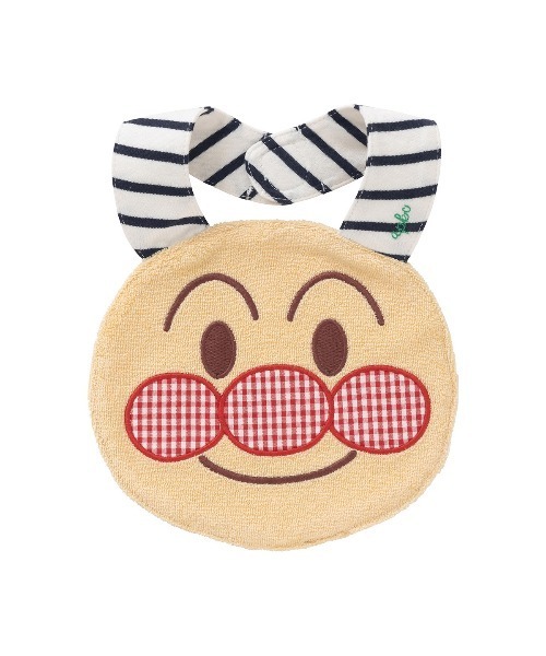 ANPANMAN KIDS COLLECTION(アンパンマンキッズコレクション)の「アンパンマン ボーダーフェイススタイ(スタイ/よだれかけ・キッズ・ブルー/レッド・FREE)」の4枚目の写真