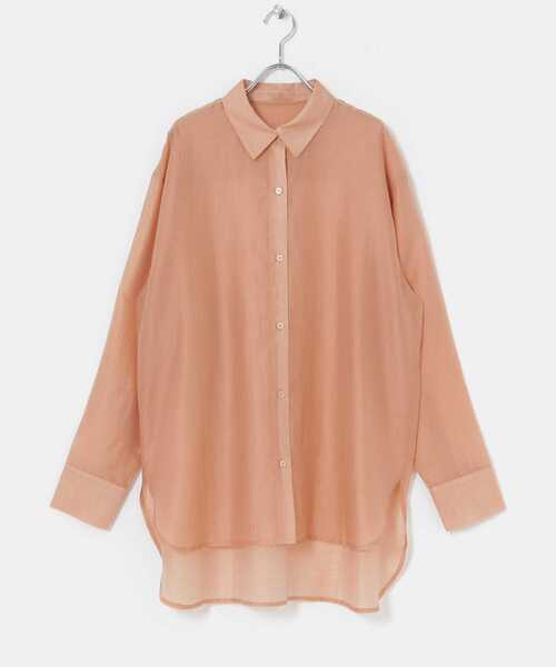 UR Lab.（アーバンリサーチラボ）の「シアーシャツチュニック（シャツ/ブラウス・レディース・ブラック/ブルー/ピンク系その他・FREE）」の19枚目の写真